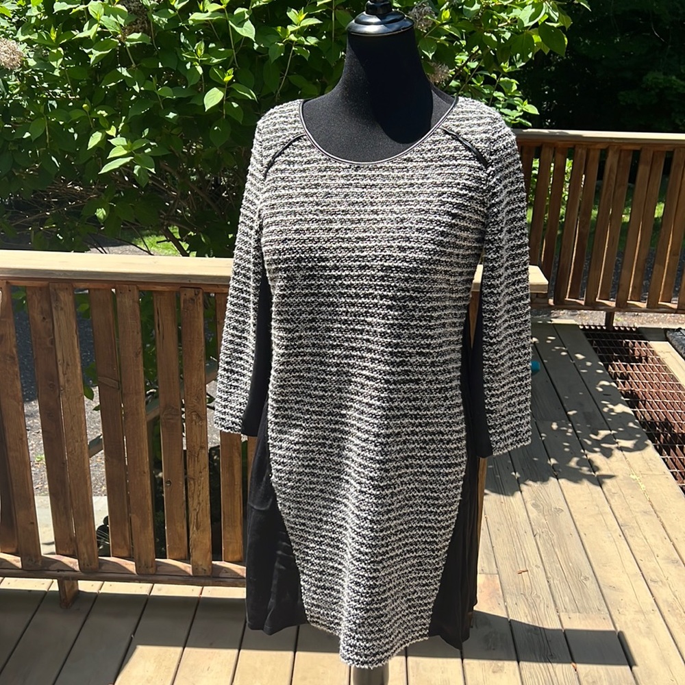Maeve Anthropologie Mini Dress Black Large